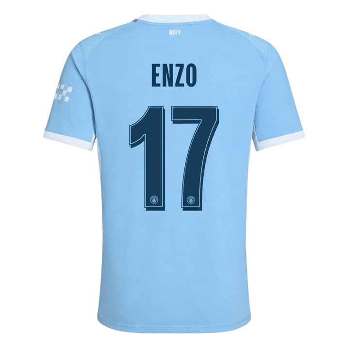 Μάντσεστερ Σίτι φανέλα Εντός 2026/27 ENZO #17 - Αγωνιστική Έκδοση - UCL
