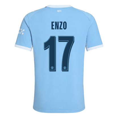 Μάντσεστερ Σίτι φανέλα Εντός 2026/27 ENZO #17 - Αγωνιστική Έκδοση - UCL