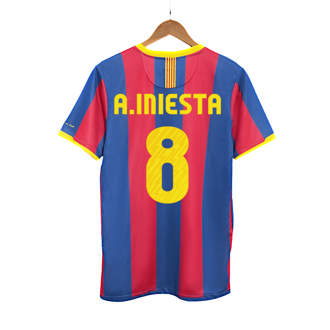 Μπαρτσελόνα Ρετρό φανέλα Εντός 2010/11 A.INIESTA #8