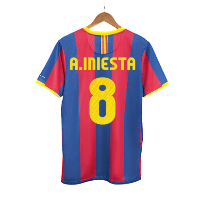 Μπαρτσελόνα Ρετρό φανέλα Εντός 2010/11 A.INIESTA #8