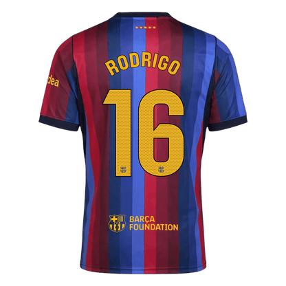 Μπαρτσελόνα φανέλα Εντός 2026/27 RODRIGO #16 - Ανώτερη Ποιότητα