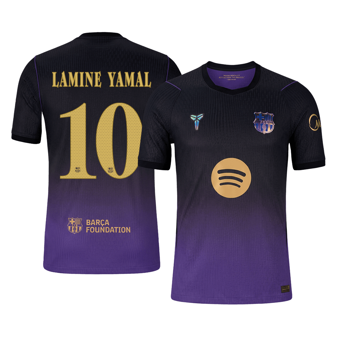 Μπαρτσελόνα φανέλα Εκτός 2026/27 LAMINE YAMAL #10 - Match Version - UCL