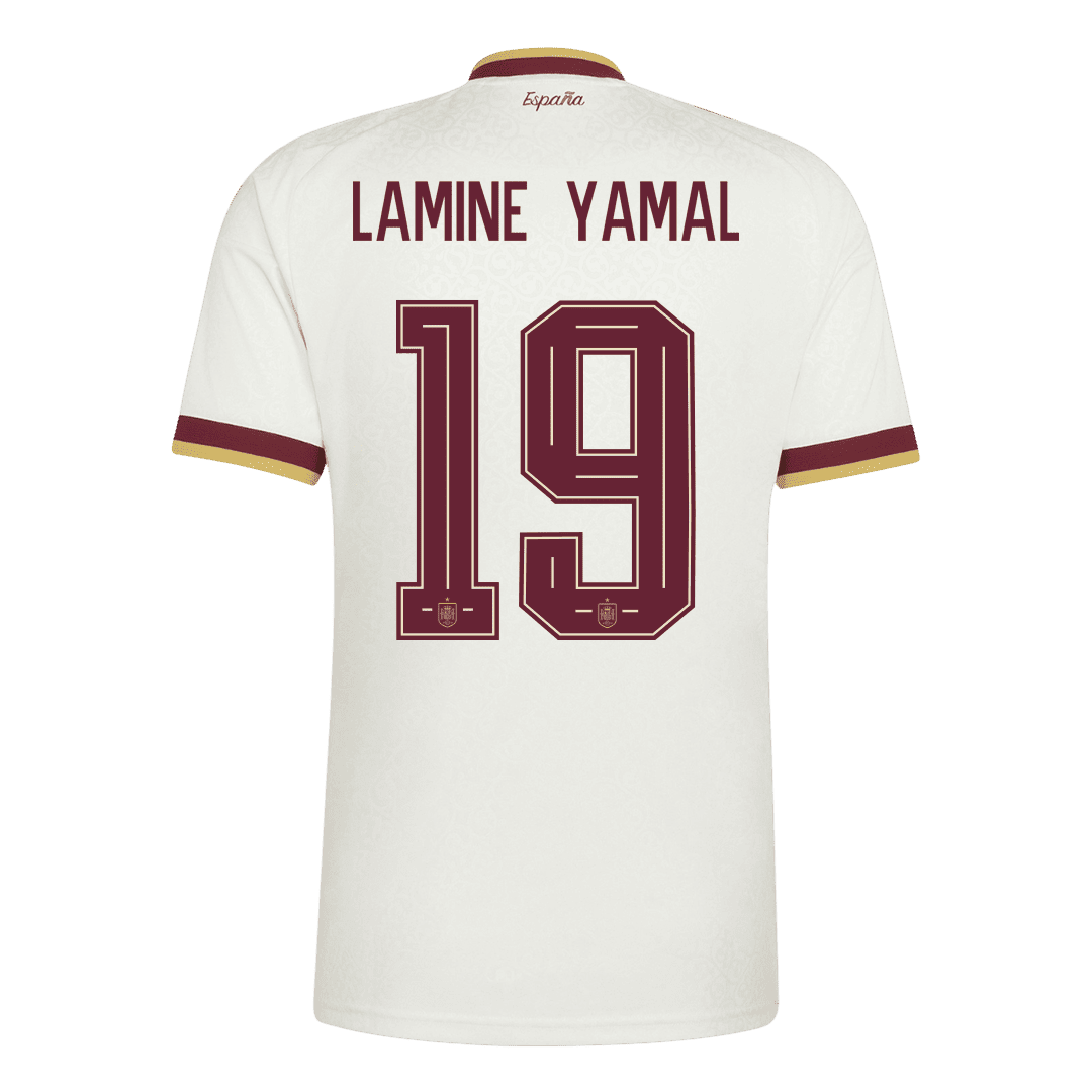 Ισπανία φανέλα Εκτός Παγκόσμιο Κύπελλο 2026 LAMINE YAMAL #19 Champion Edition