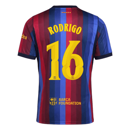 Μπαρτσελόνα φανέλα Εντός 2026/27 RODRIGO #16 - UCL - Ανώτερη Ποιότητα