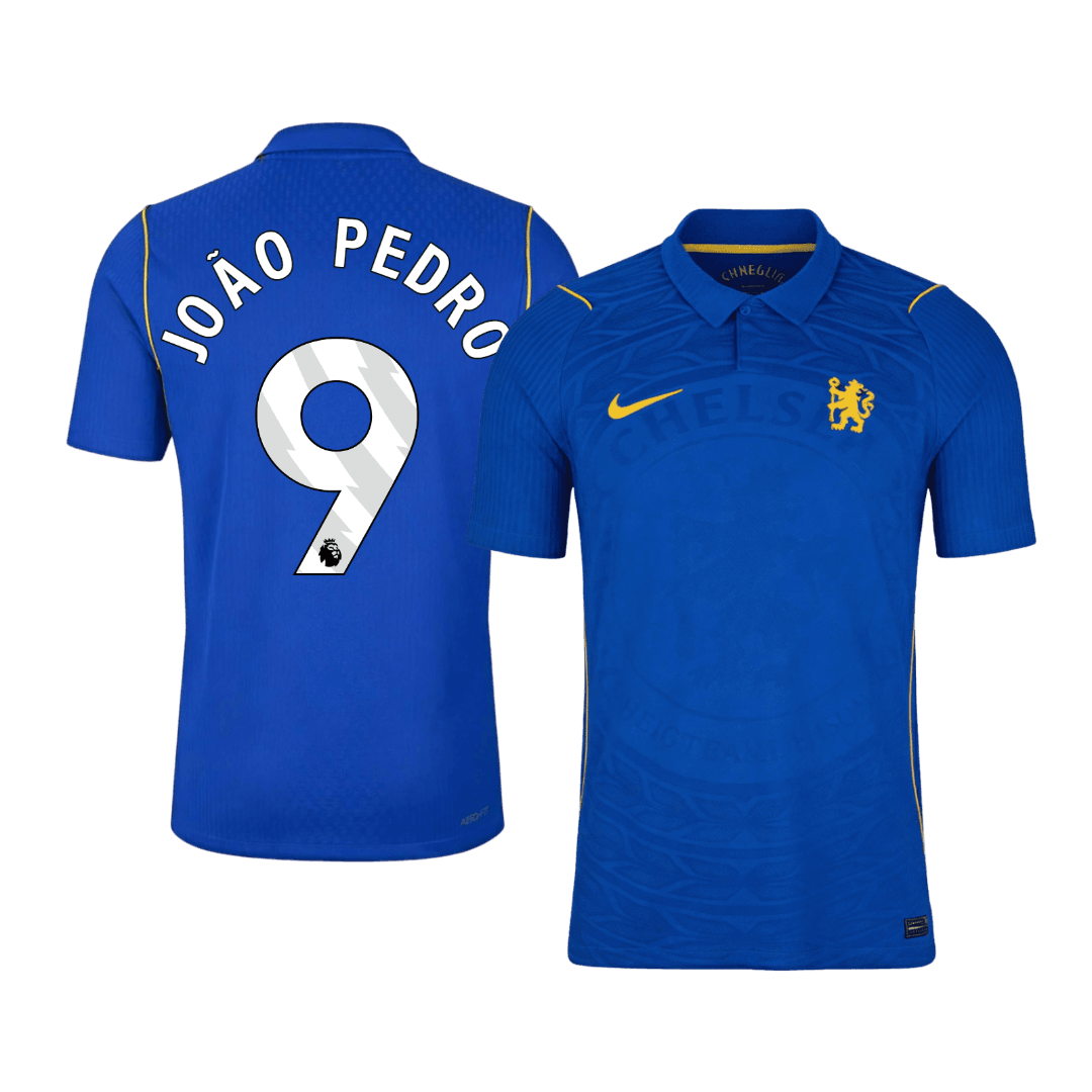 Τσέλσι φανέλα Εντός 2026/27 JOÃO PEDRO #9 - Αγωνιστική Έκδοση