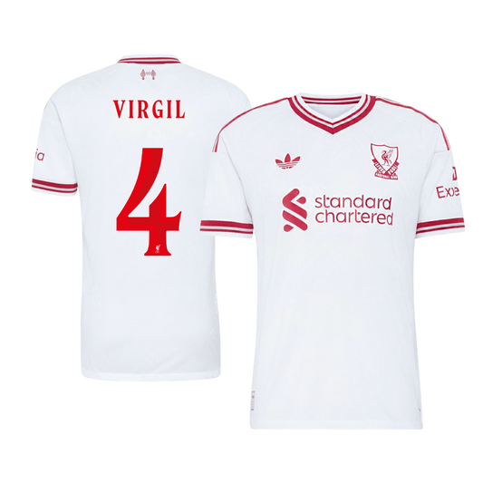 Λίβερπουλ φανέλα Εκτός 2026/27 VIRGIL #4 - Αγωνιστική Έκδοση - UCL