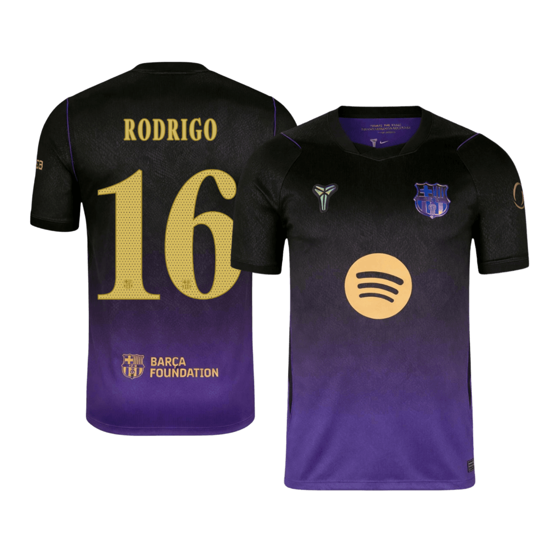 Μπαρτσελόνα φανέλα Εκτός 2026/27 RODRIGO #16 - UCL