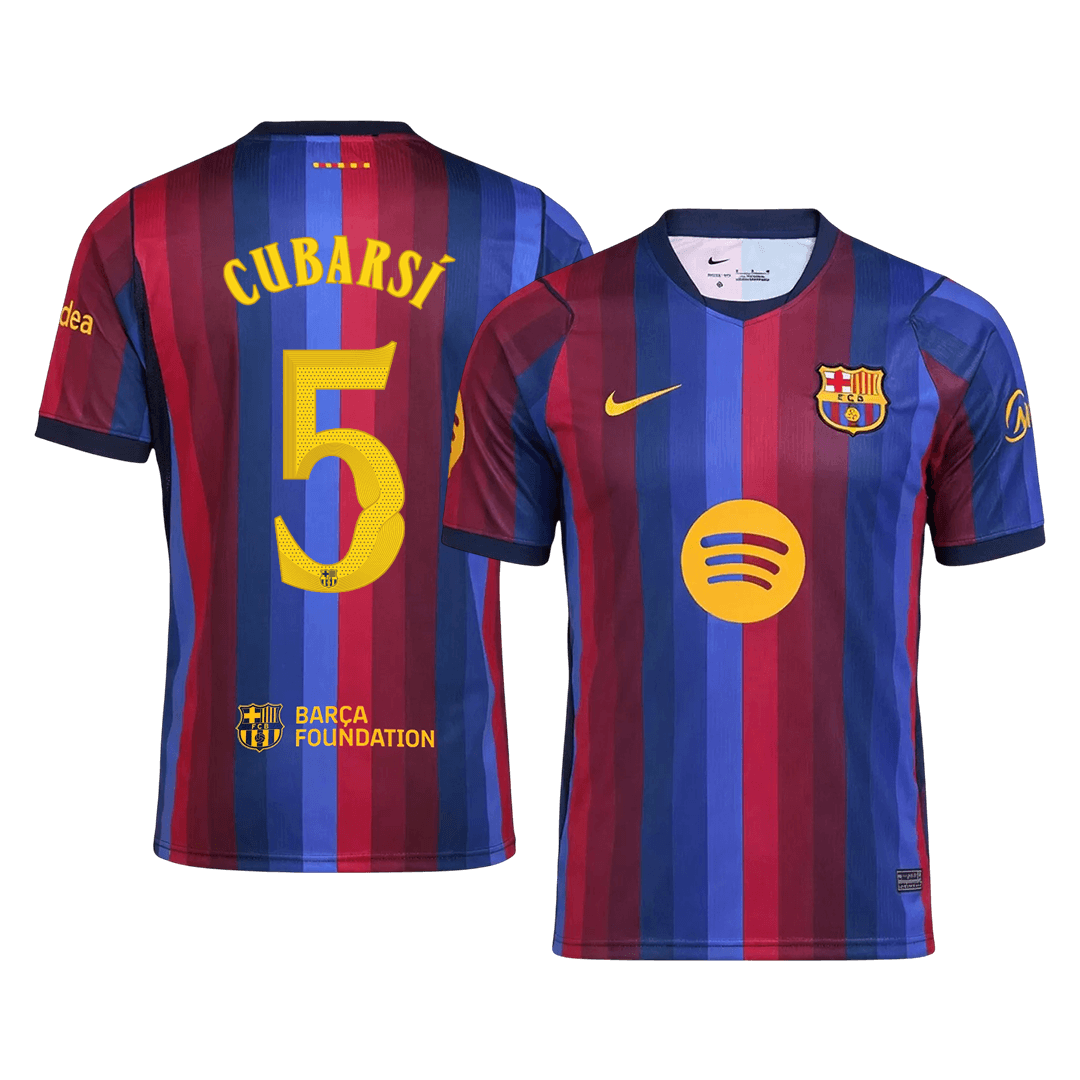 Μπαρτσελόνα φανέλα Εντός 2026/27 CUBARSÍ #5 - UCL