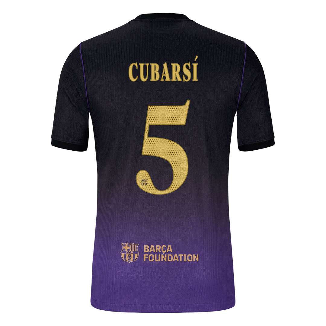 Μπαρτσελόνα φανέλα Εκτός 2026/27 CUBARSÍ #5 - Match Version - UCL