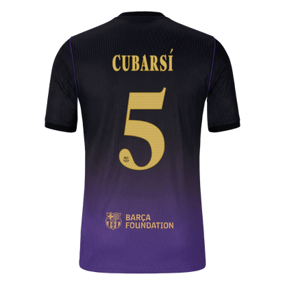 Μπαρτσελόνα φανέλα Εκτός 2026/27 CUBARSÍ #5 - Match Version - UCL