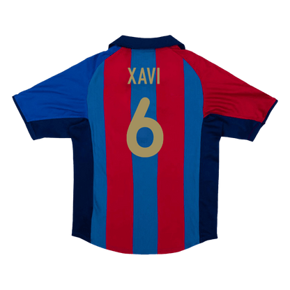 Μπαρτσελόνα Ρετρό φανέλα Εντός 2001/02 XAVI #6