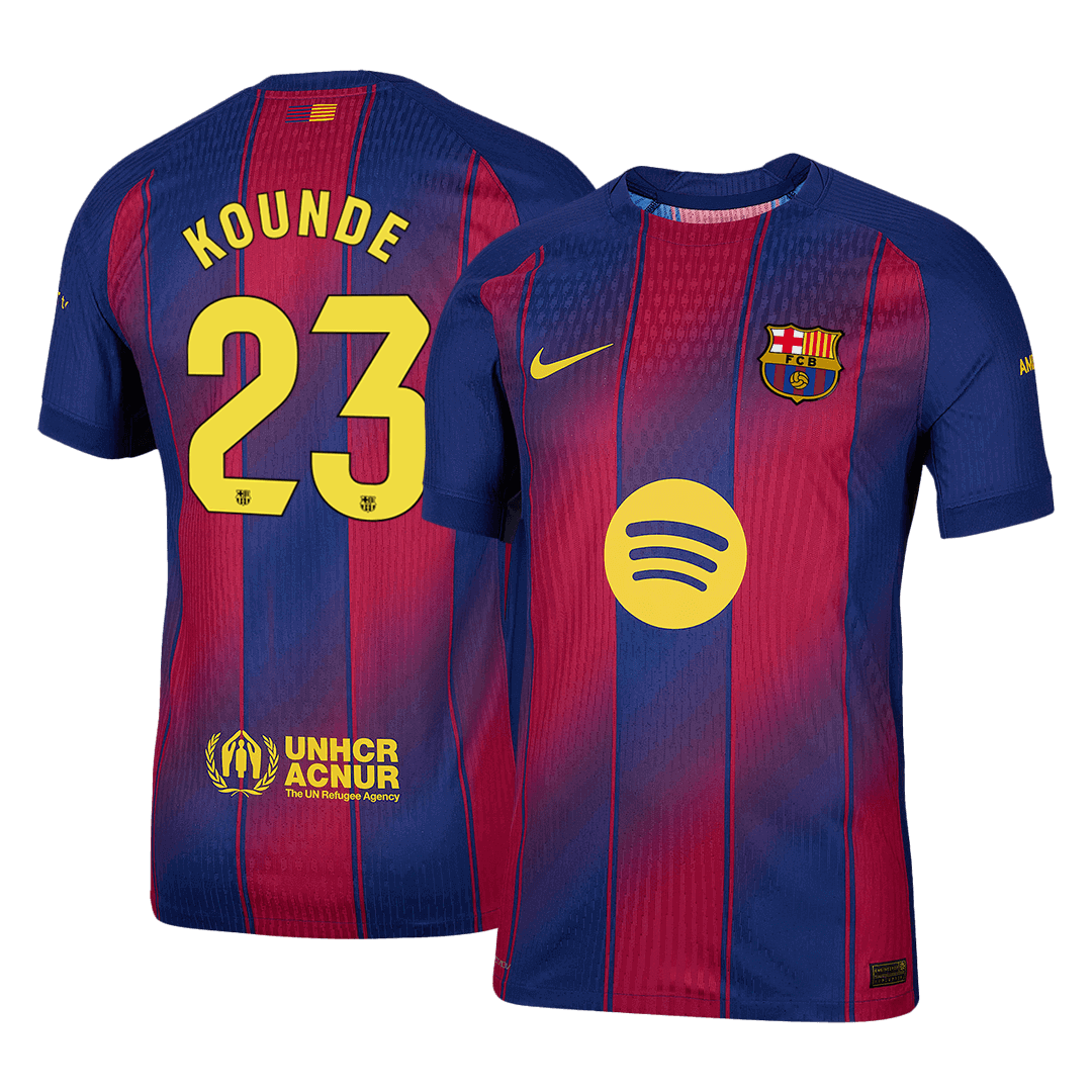 Μπαρτσελόνα φανέλα Εντός 2025/26 KOUNDE #23 - Match Version
