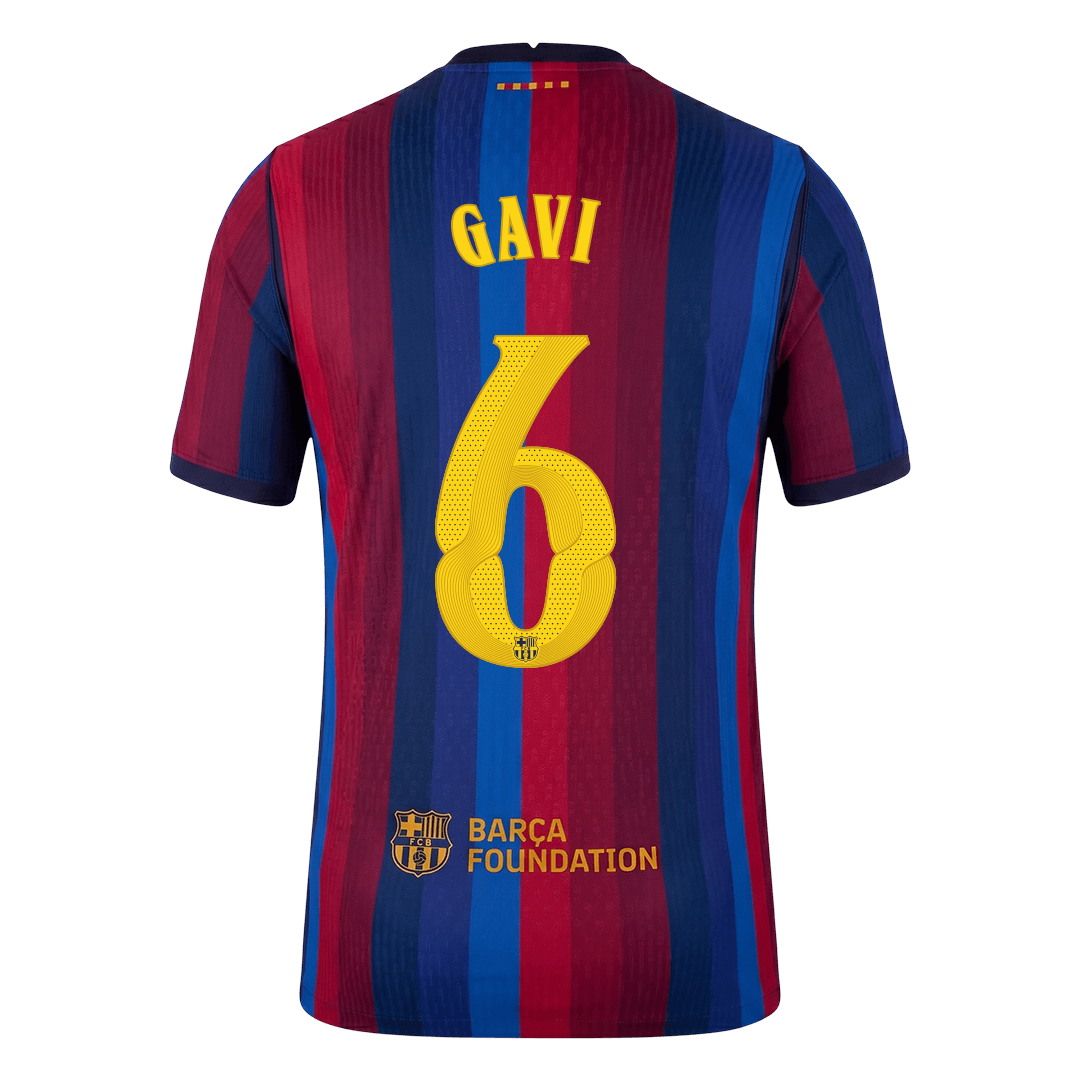 Μπαρτσελόνα φανέλα Εντός 2026/27 GAVI #6 - Match Version - UCL