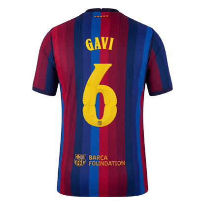 Μπαρτσελόνα φανέλα Εντός 2026/27 GAVI #6 - Match Version - UCL