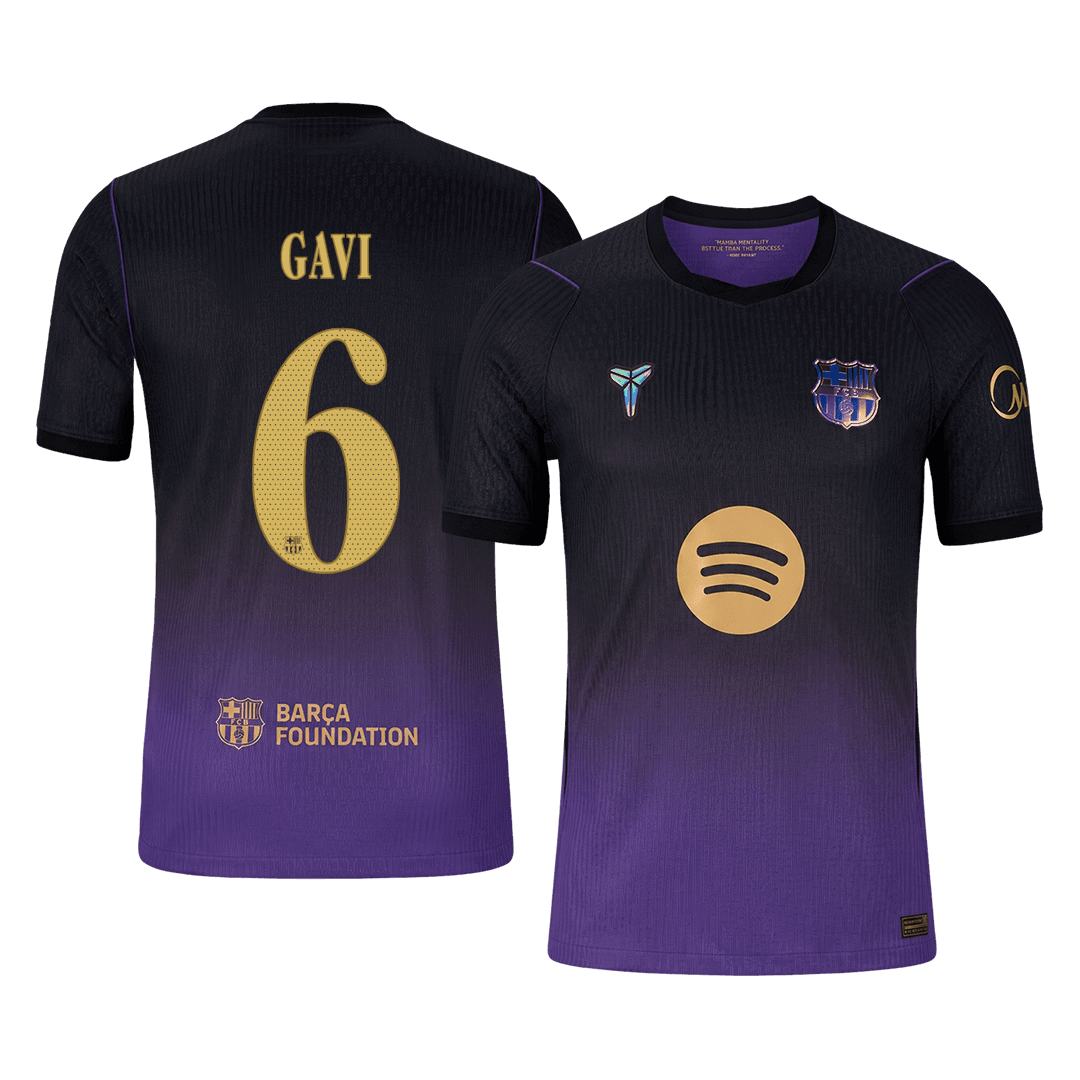 Μπαρτσελόνα φανέλα Εκτός 2026/27 GAVI #6 - Match Version - UCL