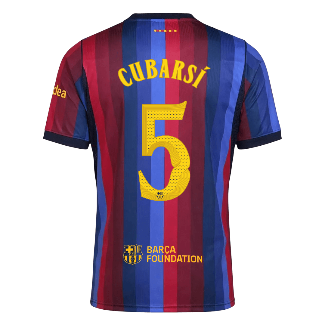 Μπαρτσελόνα φανέλα Εντός 2026/27 CUBARSÍ #5 - UCL