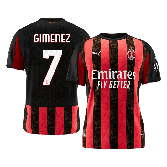 Μίλαν φανέλα Εντός 2025/26 GIMENEZ #7 - Premium