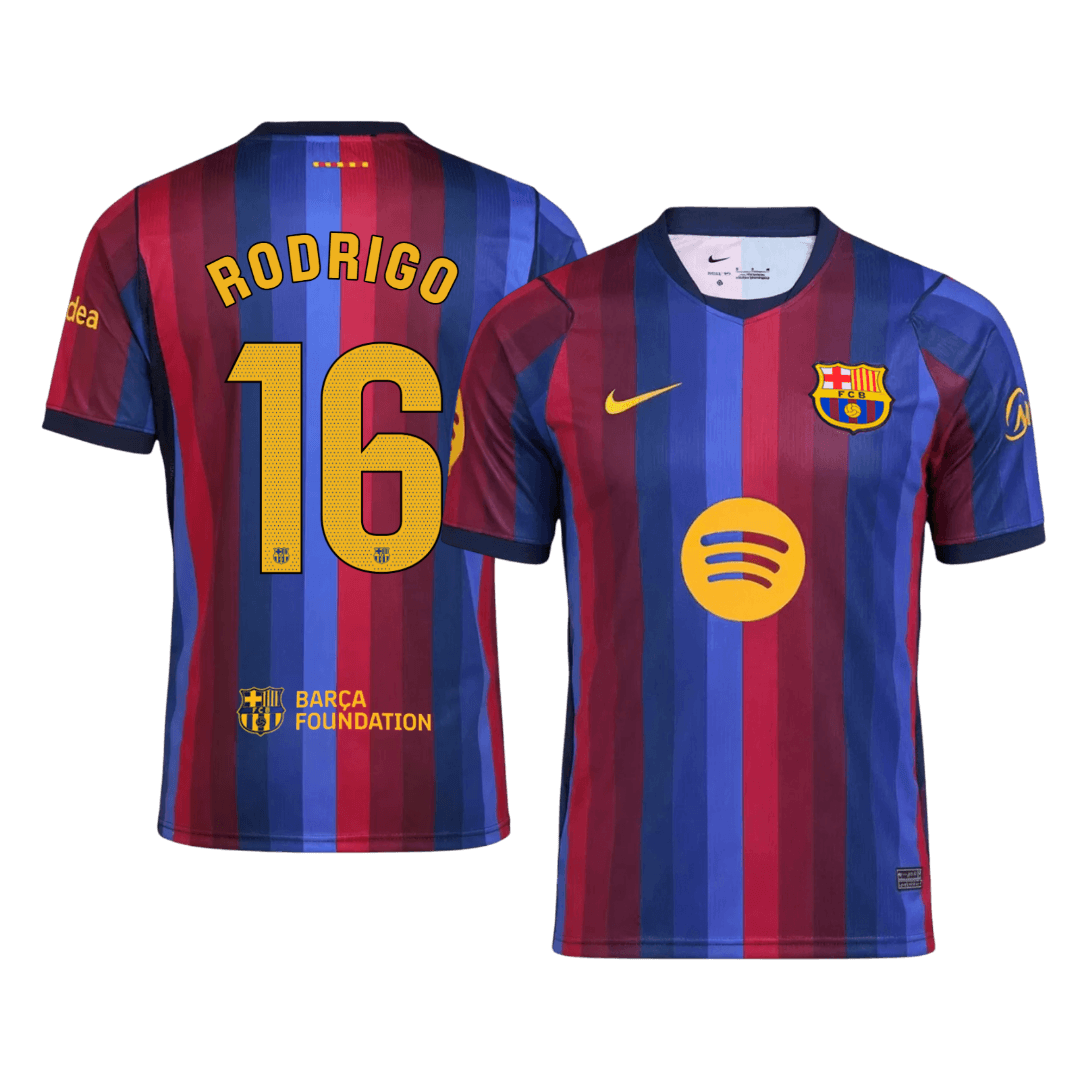 Μπαρτσελόνα φανέλα Εντός 2026/27 RODRIGO #16 - Ανώτερη Ποιότητα