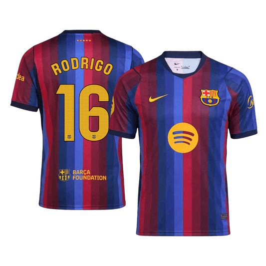 Μπαρτσελόνα φανέλα Εντός 2026/27 RODRIGO #16 - Ανώτερη Ποιότητα