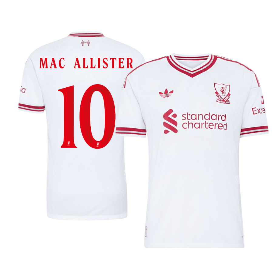 Λίβερπουλ φανέλα Εκτός 2026/27 MAC ALLISTER #10 - Αγωνιστική Έκδοση - UCL