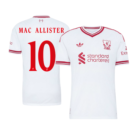 Λίβερπουλ φανέλα Εκτός 2026/27 MAC ALLISTER #10 - Αγωνιστική Έκδοση - UCL