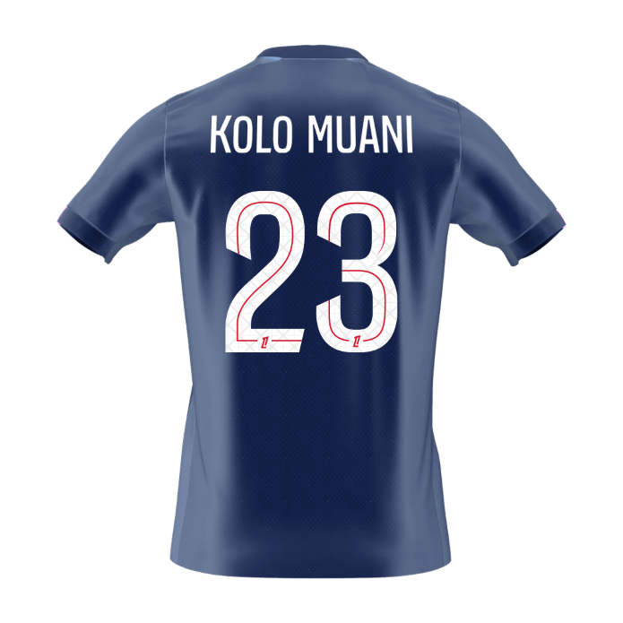 PSG φανέλα Εντός 2025/26 KOLO MUANI #23 - Premium