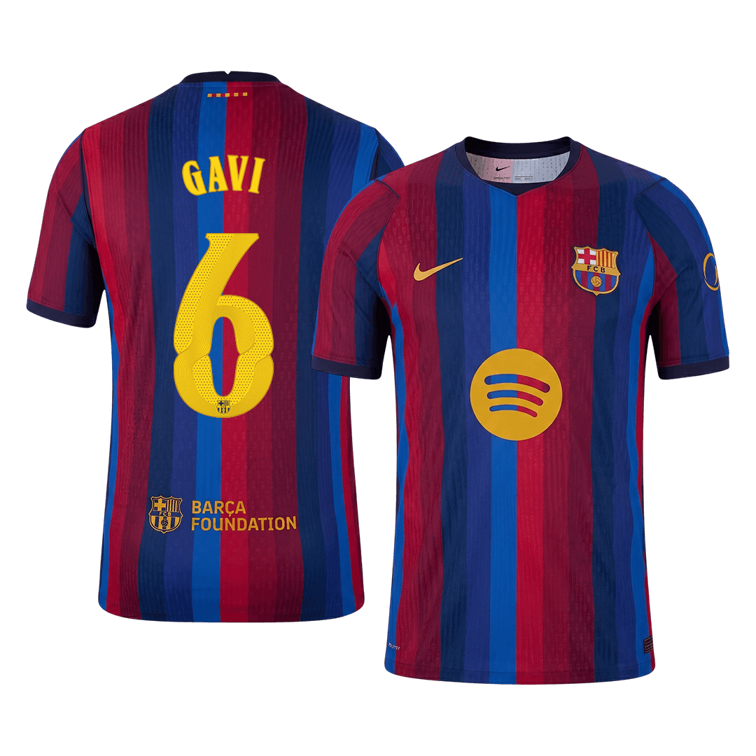 Μπαρτσελόνα φανέλα Εντός 2026/27 GAVI #6 - Match Version - UCL