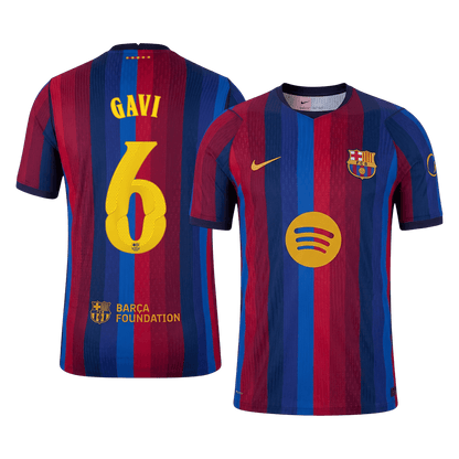 Μπαρτσελόνα φανέλα Εντός 2026/27 GAVI #6 - Match Version - UCL