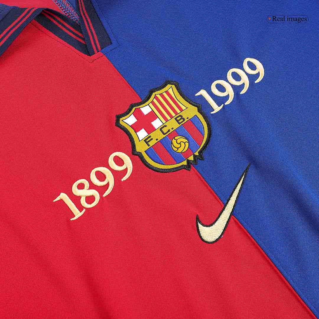 Μπαρτσελόνα Ρετρό φανέλα Εντός 1999/00 RIVALDO #11
