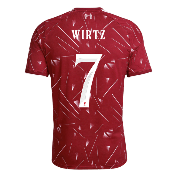 Λίβερπουλ φανέλα Εντός 2026/27 WIRTZ #7 - Αγωνιστική Έκδοση - UCL