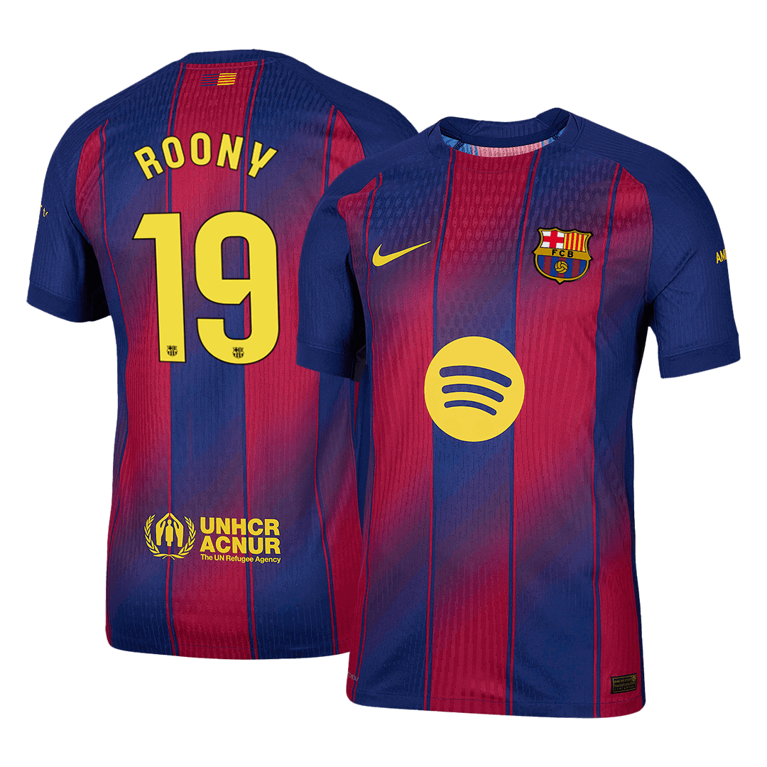 Μπαρτσελόνα φανέλα Εντός 2025/26 ROONY #19 - Match Version
