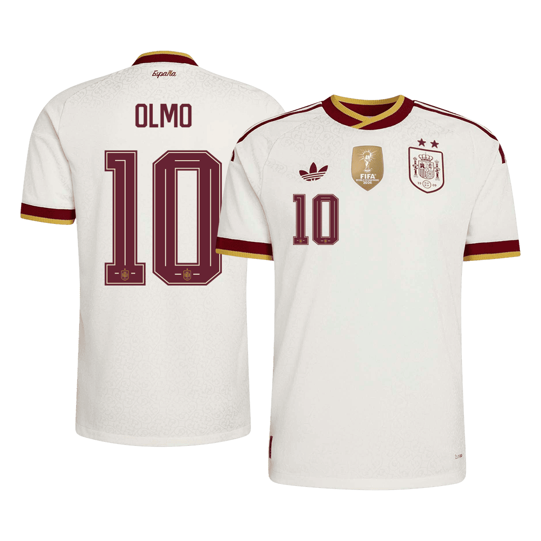Ισπανία φανέλα Εκτός Παγκόσμιο Κύπελλο 2026 OLMO #10 - Match Version Champion Edition