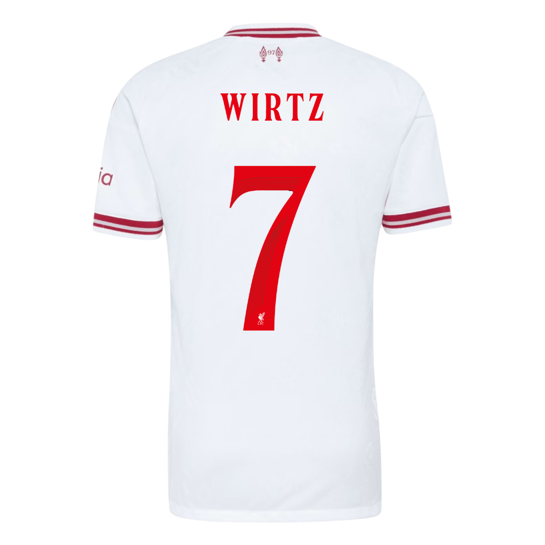 Λίβερπουλ φανέλα Εκτός 2026/27 WIRTZ #7 - Αγωνιστική Έκδοση - UCL
