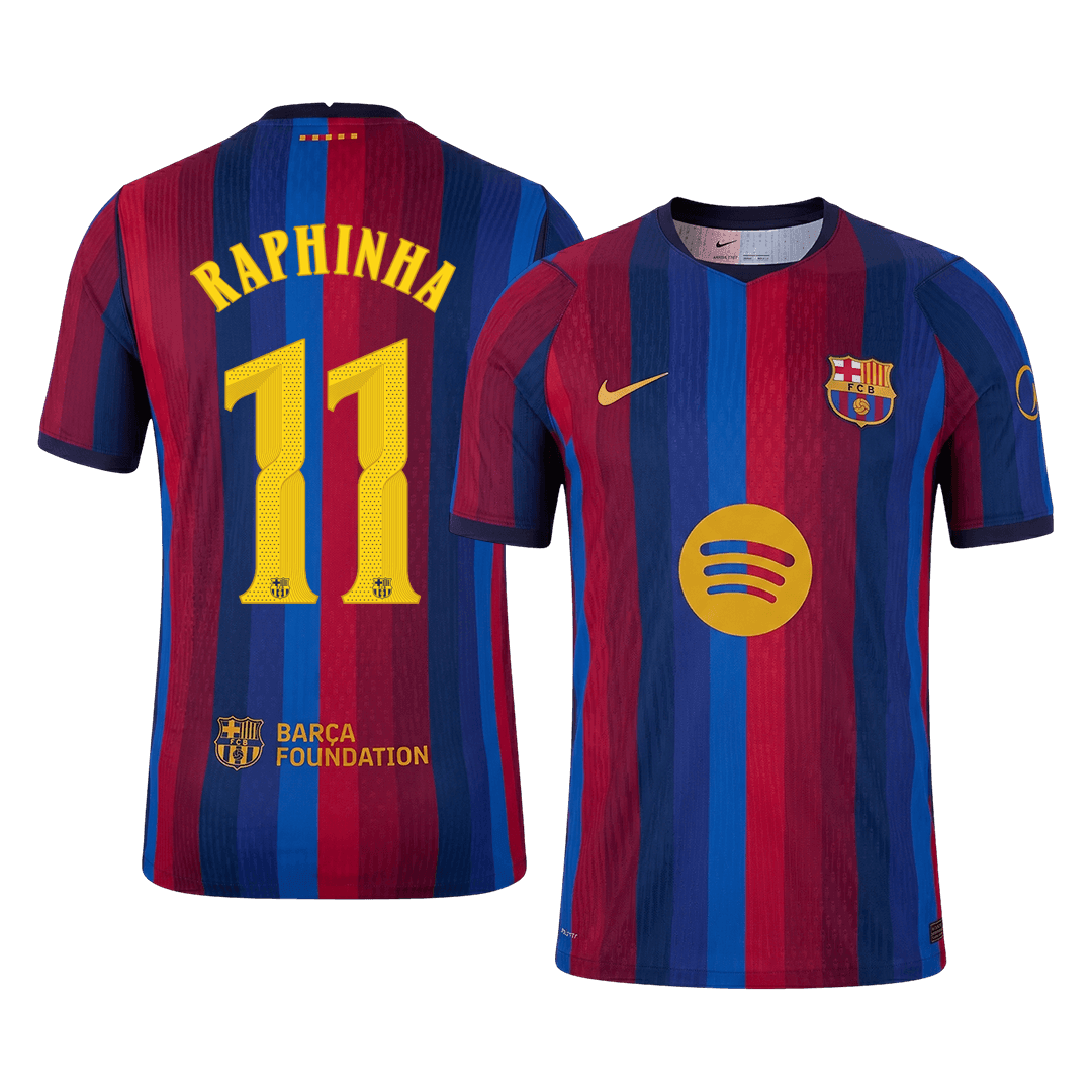 Μπαρτσελόνα φανέλα Εντός 2026/27 RAPHINHA #11 - Match Version - UCL