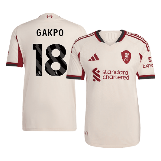 Λίβερπουλ φανέλα Εκτός 2025/26 GAKPO #18 - Match Version