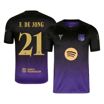 Μπαρτσελόνα φανέλα Εκτός 2026/27 F. DE JONG #21 - UCL